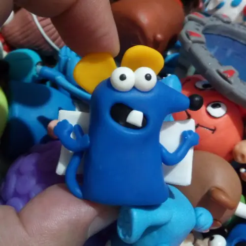 Ratinho de Toalha de Biscuit