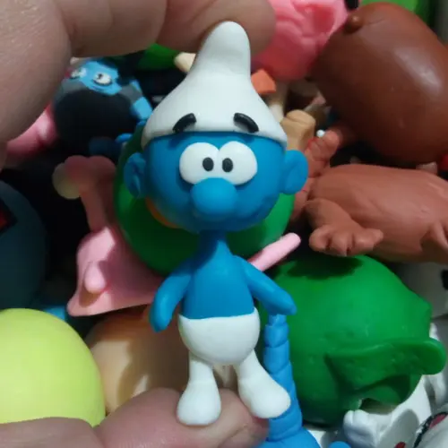 Smurf de biscuit