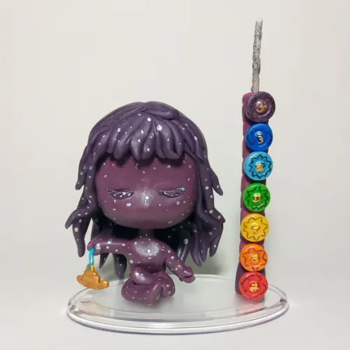 Vela/topo de Bolo de Biscuit Personalizado Tipo 2