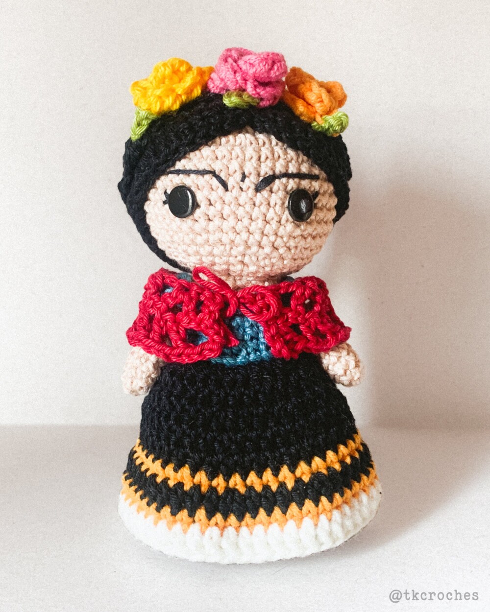 Frida Kahlo Amigurumi