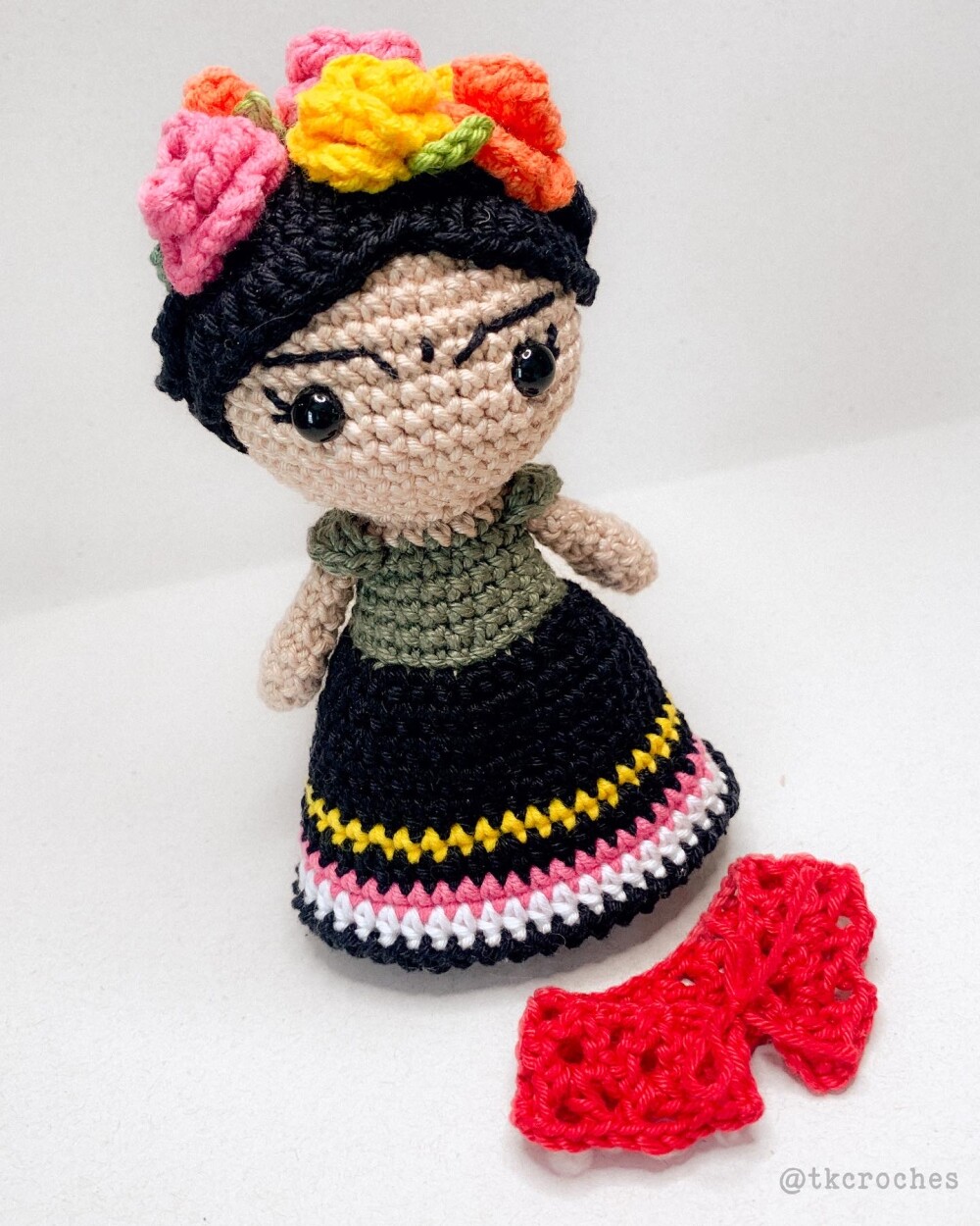 Frida Kahlo Amigurumi