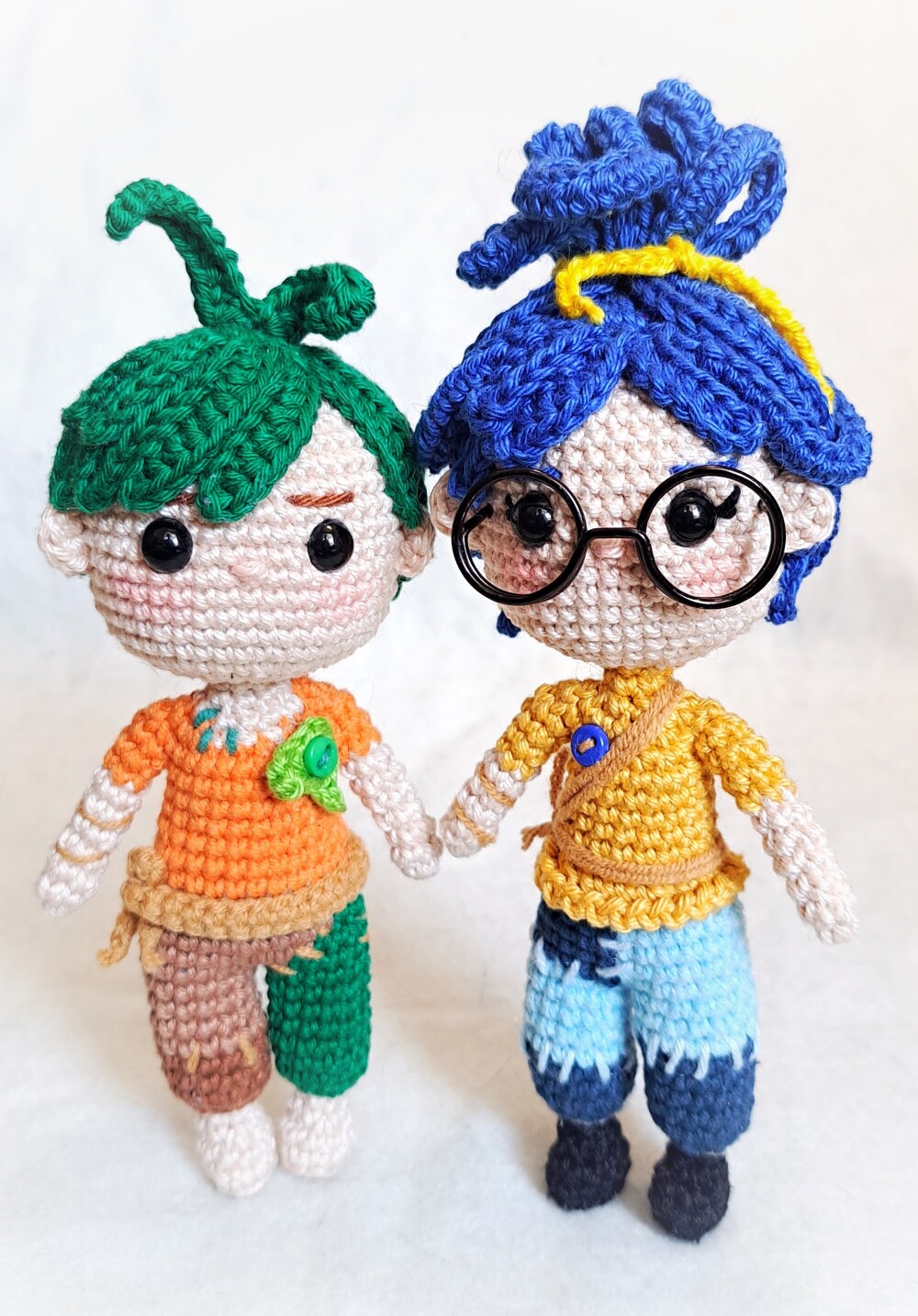 Cody e May Amigurumi - Jogo It Takes Two