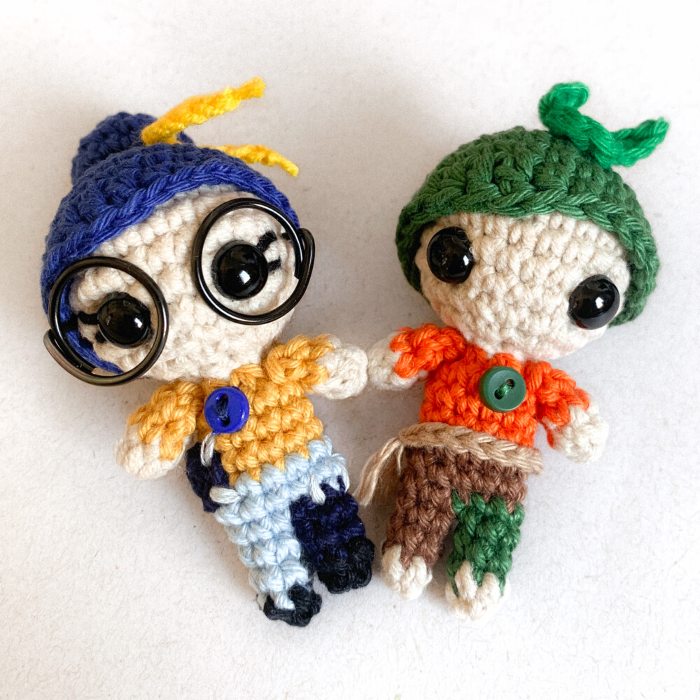 Mini Cody e May Amigurumi - Jogo It Takes Two