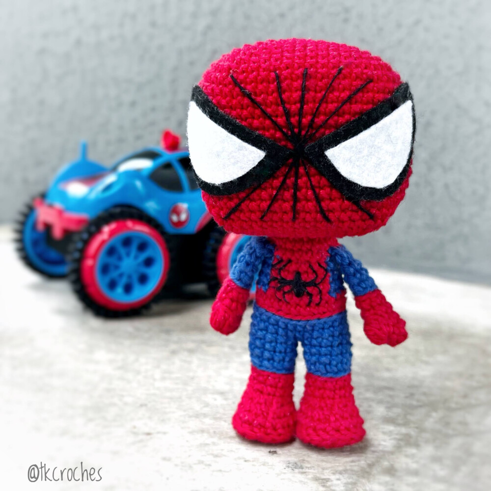Homem Aranha Amigurumi Colecionável