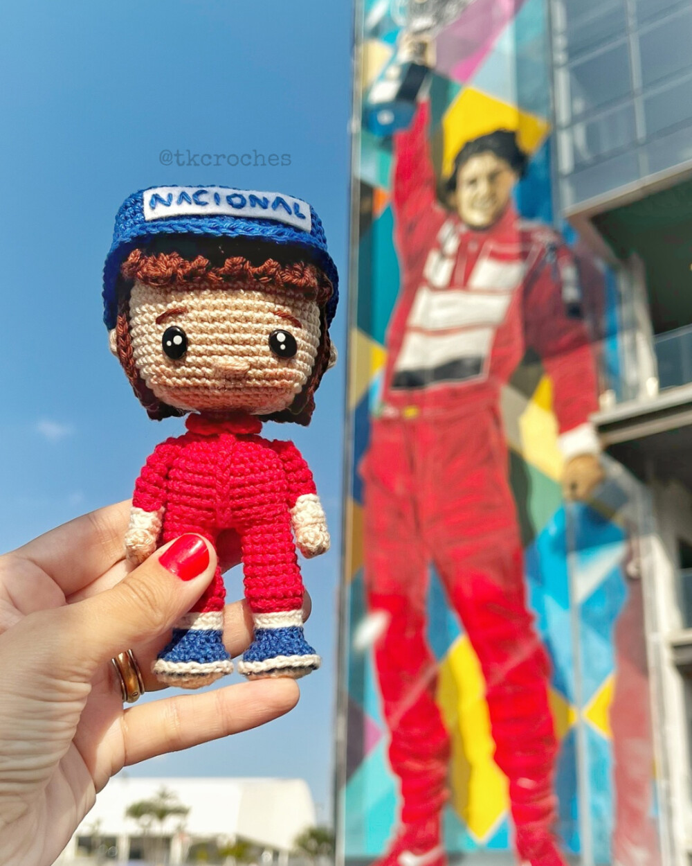 Ayrton Senna Amigurumi