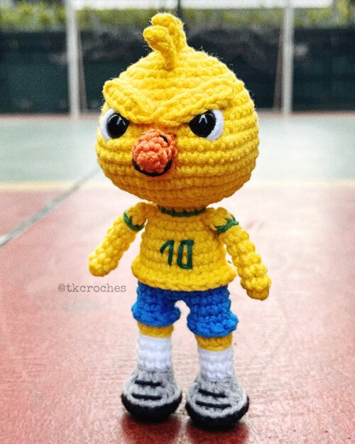 Canarinho Pistola Amigurumi