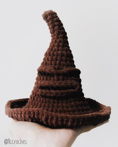 Chapéu Seletor Harry Potter Amigurumi