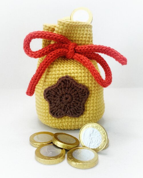 Saco de Bells Animal Crossing Amigurumi