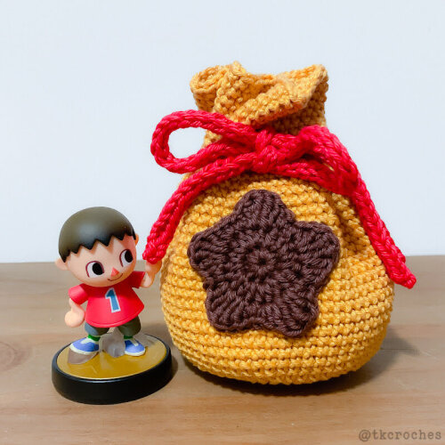 Saco de Bells Animal Crossing Amigurumi