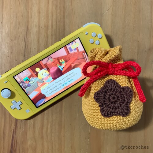 Saco de Bells Animal Crossing Amigurumi
