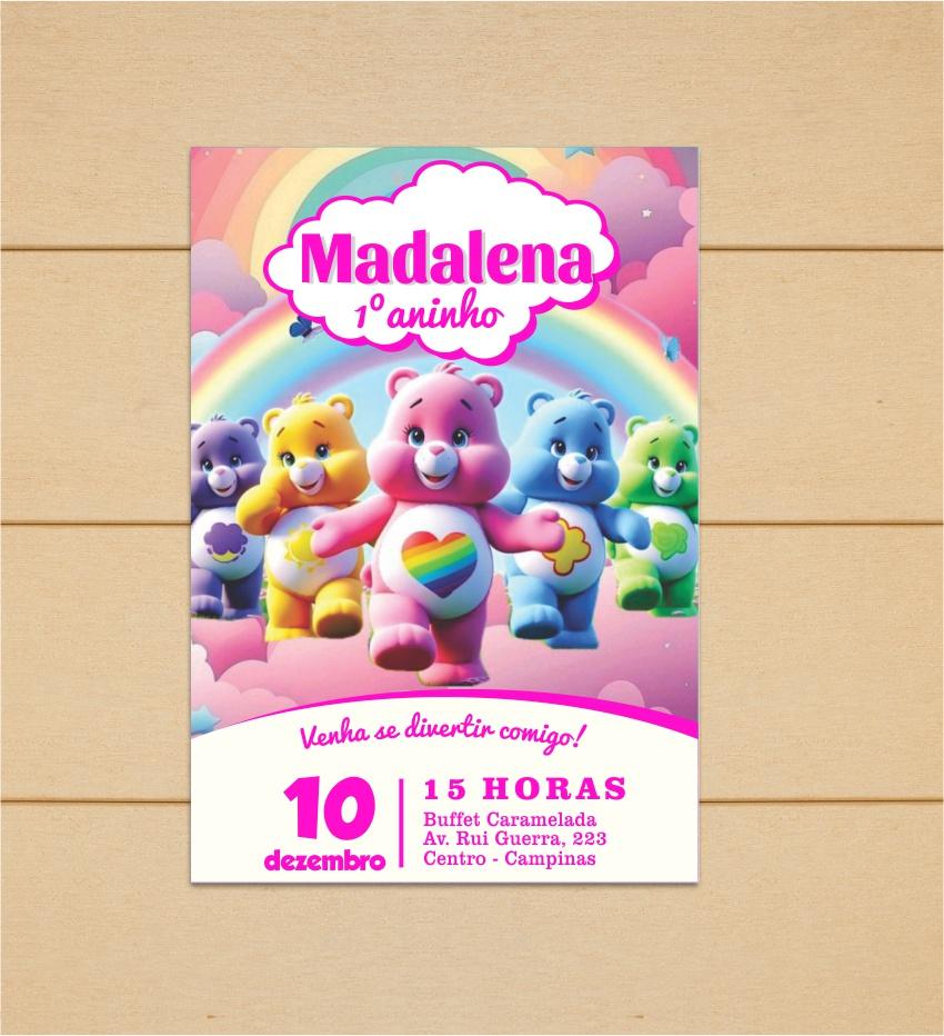 CONVITE DIGITAL INFANTIL - URSINHOS CARINHOSOS