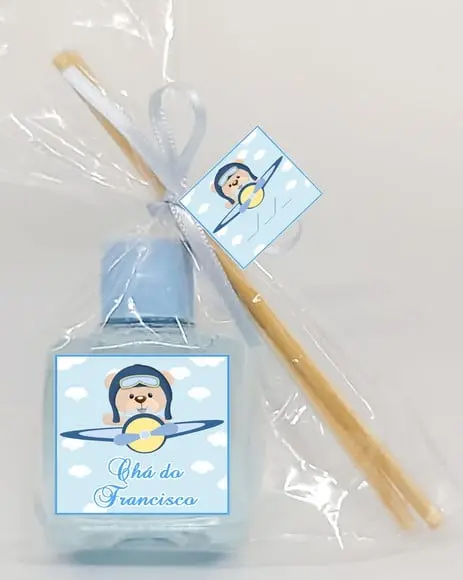 Aromatizador Chá De Bebê/maternidade Ursinho Aviador