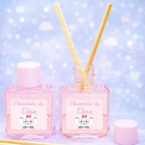 Aromatizador Chá de Bebê/maternidade Ovelhinha Rosa