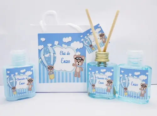Kit Luxuoso Hidratante/álcool Gel/aromatizador