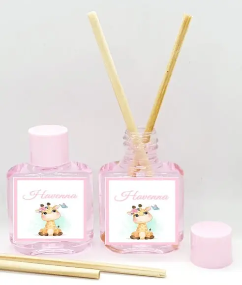 Aromatizador Chá de Bebê/maternidade Girafa Rosa