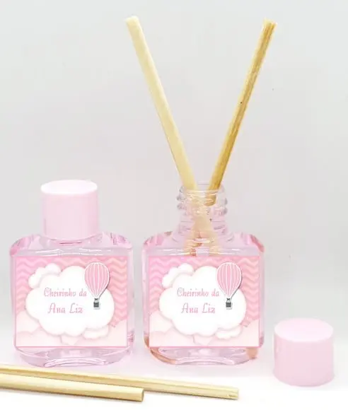 Aromatizador Chá de Bebê/maternidade Balão Rosa