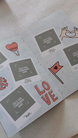 Álbum de Figurinhas Dia dos Namorados