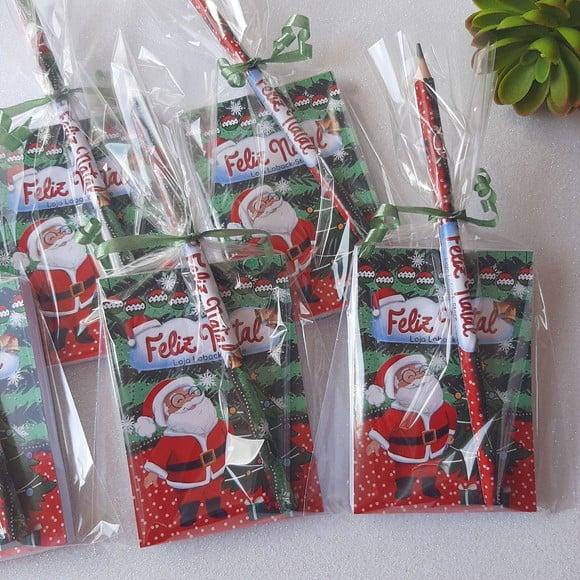 Bloquinho de Anotação + Lápis Natal