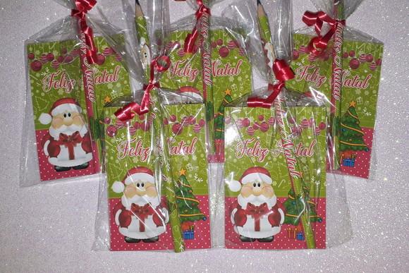 Bloquinho de Anotação + Lápis Natal