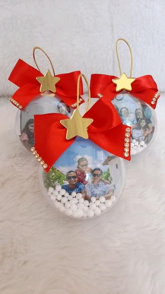 Bolinha de Natal com Foto