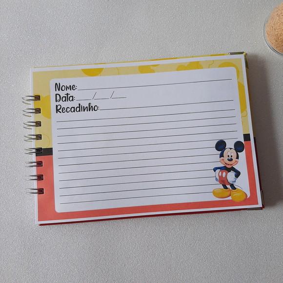 Caderno de Recados Aniversário Mickey