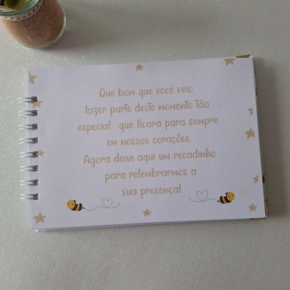 Caderno de Recados Chá de Bebê Abelhinha
