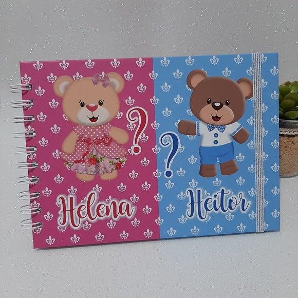 Caderno de Recados Chá Revelação