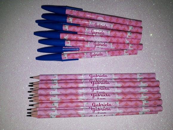 Caneta + Lápis Personalizados