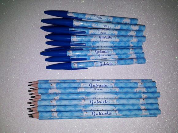 Caneta + Lápis Personalizados