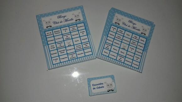 Cartela de Bingo + Lápis Personalizado