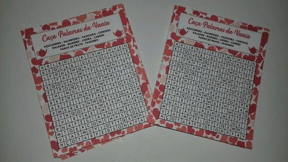 Desembaralhando as Letras + Caça Palavras