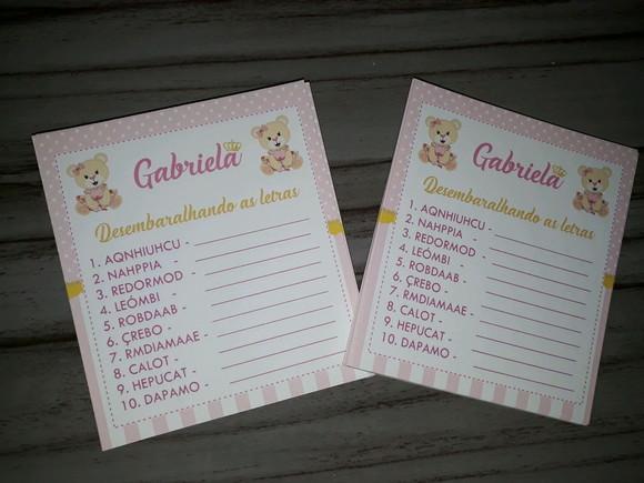 Corrida do Alfabeto e Desembaralhando as Letras