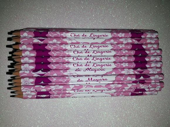 Kit 3 Brincadeiras Chá de Lingerie + Lápis
