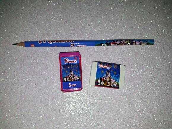 Lapis + Apontador + Borracha