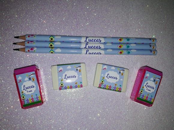 Lapis + Apontador + Borracha