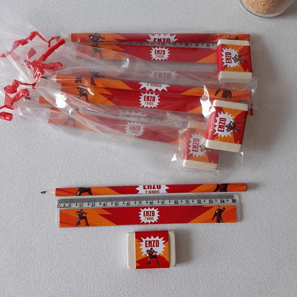 Lapis + Borracha + Régua Homem de Ferro