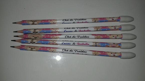 Lapis Personalizado com Borracha