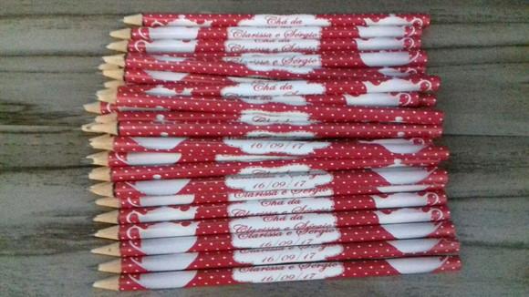 Lapis Personalizados Chá de Cozinha