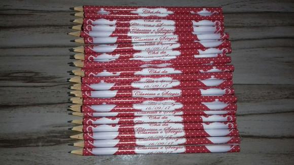 Lapis Personalizados Chá de Cozinha