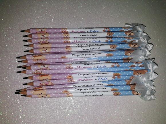 Lapis Personalizados com Laço
