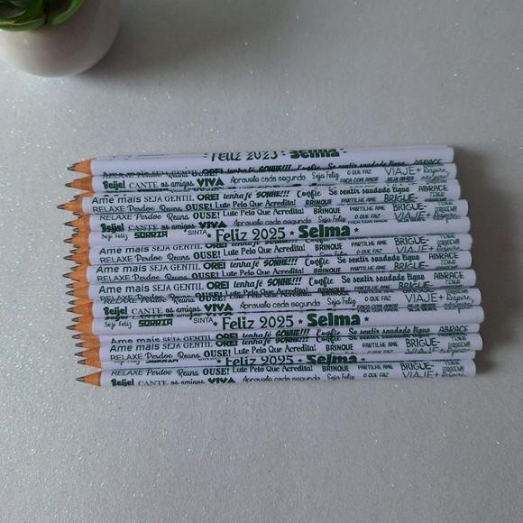 Lapis Personalizados Fim de Ano 2025