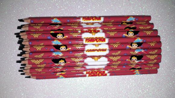 Lapis Personalizados Mulher Maravilha