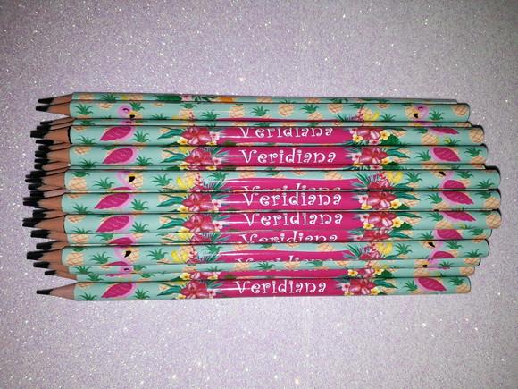 Lapis Personalizados Tropical Flamingo
