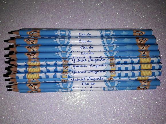 Lapis Personalizados Ursinho Baloeiro