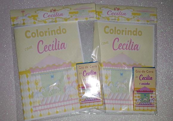 Livrinho de Colorir Carrossel Encantado