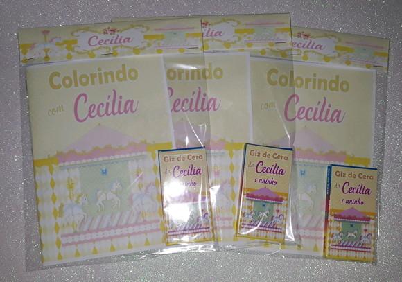Livrinho de Colorir Carrossel Encantado