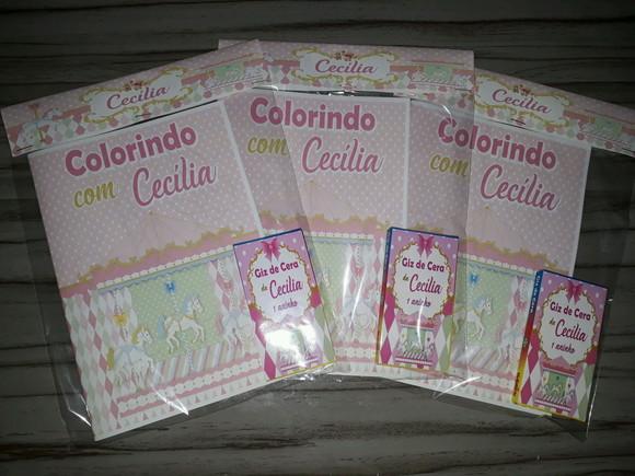 Livrinho de Colorir Carrossel Encantado