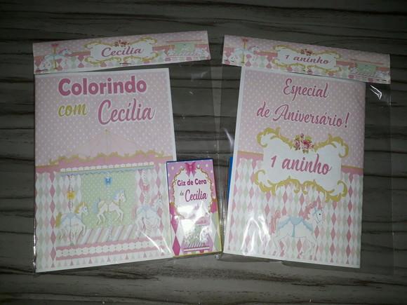 Livrinho de Colorir Carrossel Encantado