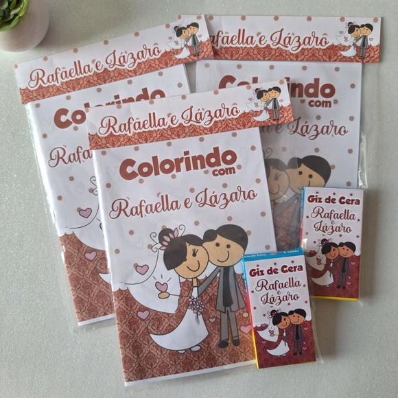 Livrinho de Colorir Casamento