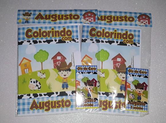 Livrinho de Colorir Fazendinha